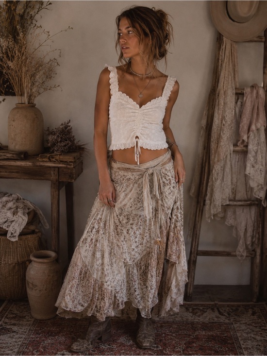 Altar'd State Tops - Altar'd State White Eyelet Tank Blouse SZ S NWT